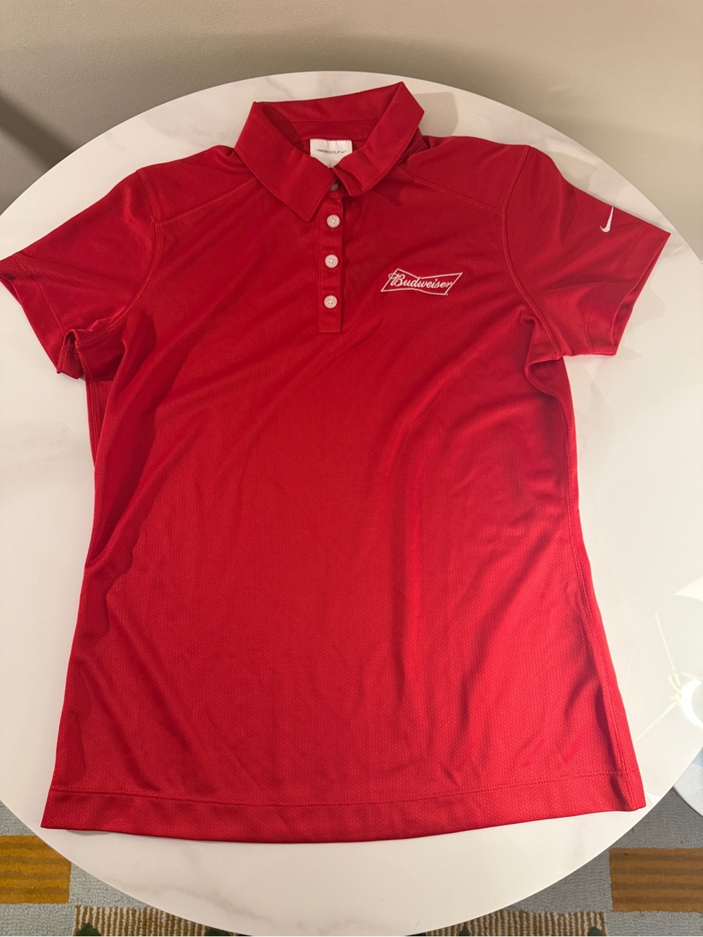 Budweiser Red Nike Golf Polo